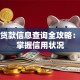 个人贷款信息查询全攻略：快速掌握信用状况