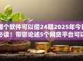 哪个软件可以借24期2025年今日必读！带您论述5个网贷平台可以借24期