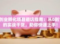创业孵化项目避坑指南：从0到1的实战干货，助你快速上手！