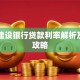 中国建设银行贷款利率解析及申请攻略