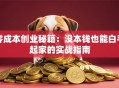 零成本创业秘籍：没本钱也能白手起家的实战指南