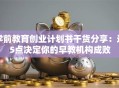学前教育创业计划书干货分享：这5点决定你的早教机构成败