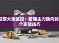 股票大单监控：看懂主力动向的3个实战技巧