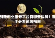 创新创业服务平台有哪些优势？新手必看避坑指南