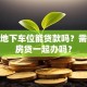 小区地下车位能贷款吗？需要跟房贷一起办吗？