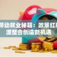 创业带动就业秘籍：政策红利+资源整合创造新机遇