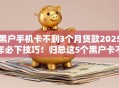 黑户手机卡不到3个月贷款2025年必下技巧!归总这5个黑户卡不到3月网贷借钱口子 黑户手机卡不到3个月贷款2025年必下技巧!归总这5个黑户卡不到3月网贷借钱口子