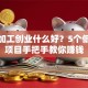 在家加工创业什么好？5个低成本项目手把手教你赚钱