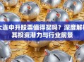 大连中升股票值得买吗？深度解析其投资潜力与行业前景