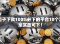 口子下款100%必下的平台10个方案实测可下！
