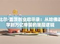 比尔·盖茨创业启示录：从哈佛退学到万亿帝国的底层逻辑