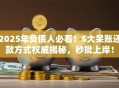 2025年负债人必看！5大呆账还款方式权威揭秘，秒批上岸！
