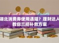 湖北消费券使用遇阻？理财达人教你三招补救方案