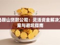 马鞍山贷款公司：灵活资金解决方案与避坑指南