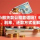 海尔小额贷款公司靠谱吗？申请流程、利率、还款方式全解析