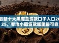 最新十大黑魔盒贷款口子入口2025，专治小额贷款哪里最可靠