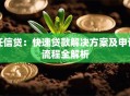 任信贷：快速贷款解决方案及申请流程全解析