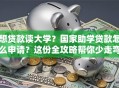 想贷款读大学？国家助学贷款怎么申请？这份全攻略帮你少走弯路！