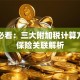 车险必看：三大附加税计算方法与保险关联解析