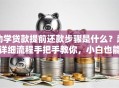 助学贷款提前还款步骤是什么？超详细流程手把手教你，小白也能轻松搞定
