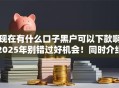 现在有什么口子黑户可以下款啊2025年别错过好机会！同时介绍5个黑户网贷软件可以下款借款