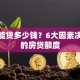 房子能贷多少钱？6大因素决定你的房贷额度