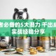 创业者必备的5大潜力 干出成绩的实战经验分享