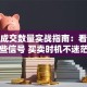 股票成交数量实战指南：看懂这些信号 买卖时机不迷茫