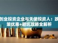 创业投资企业与天使投资人：政策优惠+避坑攻略全解析