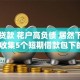 个人贷款 花户高负债 居然下款了,全网收集5个短期借款包下的口子