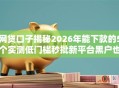 网贷口子揭秘2026年能下款的5个实测低门槛秒批新平台黑户也能下款