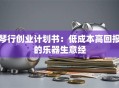 琴行创业计划书：低成本高回报的乐器生意经