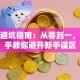 创业避坑指南：从零到一，手把手教你避开新手误区