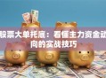 股票大单托底：看懂主力资金动向的实战技巧