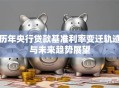 历年央行贷款基准利率变迁轨迹与未来趋势展望