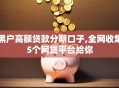 黑户高额贷款分期口子,全网收集5个网贷平台给你