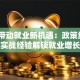 创业带动就业新机遇：政策红利+实战经验解锁就业增长