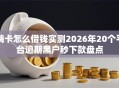 嗨卡怎么借钱实测2026年20个平台逾期黑户秒下款盘点