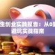 大学生创业实践报告：从0到1的避坑实战指南