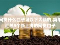 网贷什么口子可以下大额的,简单汇总5个新上线的网贷口子