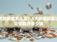 贷款额度怎么定？5大关键因素决定你能贷多少钱