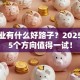 想创业有什么好路子？2025年这5个方向值得一试！