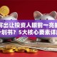 如何写出让投资人眼前一亮的创业计划书？5大核心要素详解