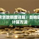 二手房贷款额度详解：影响因素及计算方法