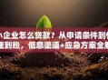 小企业怎么贷款？从申请条件到快速到账，低息渠道+应急方案全解析