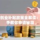 青岛创业补贴政策全解读：手把手教你申请秘籍