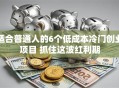 适合普通人的6个低成本冷门创业项目 抓住这波红利期