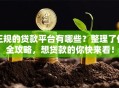 正规的贷款平台有哪些？整理了份全攻略，想贷款的你快来看！