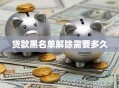 贷款黑名单解除需要多久