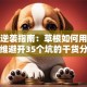 创业逆袭指南：草根如何用创新思维避开35个坑的干货分享